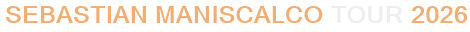 Sebastian Maniscalco Tour 2026